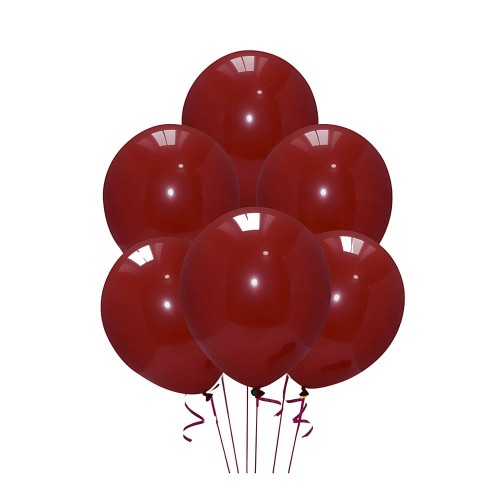 balony lateksowe morandi czerwone