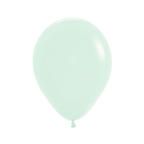 balony pastelowe zielone