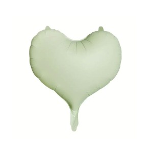 BALON FOLIOWY 18" SERCE MATOWE ZIELONE