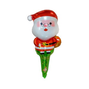 BALON FOLIOWY MACZUGA MIKOŁAJ MERRY CHRISTMAS BOŻE NARODZENIE 60CM
