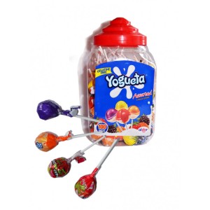 LIZAKI JOGURTOWE YOGUETA ASSORTED CHEWY CENTRE 100X16G