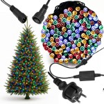 LAMPKI CHOINKOWE 500 LED STAŁE + FLASH MULTIKOLOR ZEWNĘTRZNE