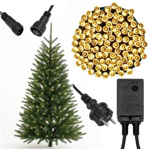 LAMPKI CHOINKOWE 500 LED ZEWNĘTRZNE SUPER JAKOŚĆ BIAŁE