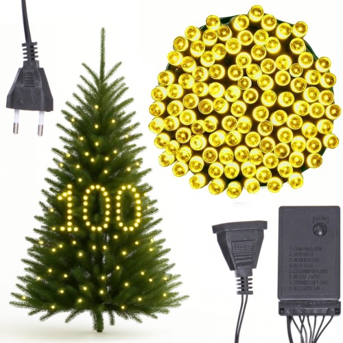 lampki 100 led żółty programator.jpg