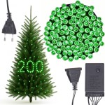 LAMPKI CHOINKOWE MOCNE 200 LED ZIELONE PROGRAMATOR