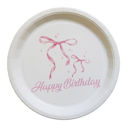 TALERZYKI PAPIEROWE HAPPY BIRTHDAY