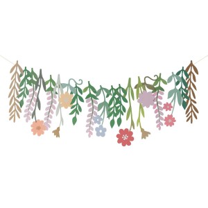 GIRLANDA BANNER DEKORACJA KWIATY 2,5 M