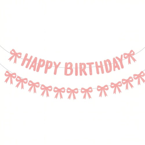banner girlanda happy birthday brokatowa