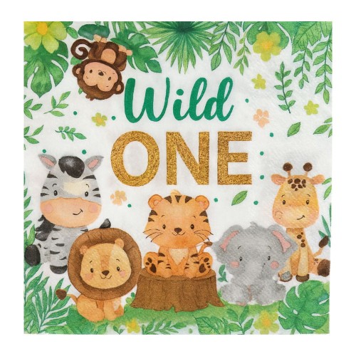 SERWETKI WILD ONE DŻUNGLA