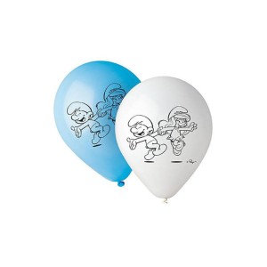 BALONY LATEKSOWE 30 CM, SMERFY CIAO 10 SZT