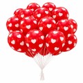 BALONY LATEKSOWE CZERWONE W SERCA