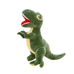 MASKOTKA PRZYTULANKA DINOZAUR T-REX 40CM Z DŹWIĘKIEM ZIELONY