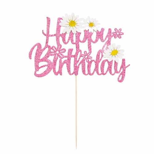 TOPPER NA TORT HAPPY BIRTHDAY