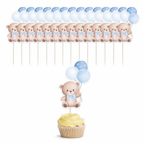 TOPPER NA CIASTO TORT BABECZKI PIKERY MISIE 10 SZT