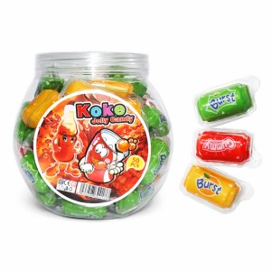 KOKE JELLY CANDY  PIANKOWE ŻELKI Z PŁYNNYM NADZIENIEM (10G) 50 SZT