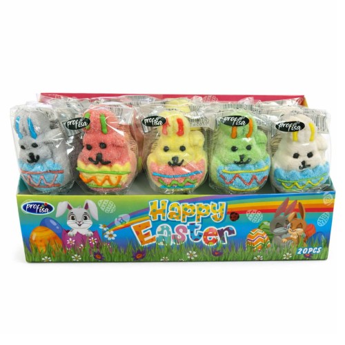 HAPPY EASTER LIZAK PIANKOWY ZAJĄCZEK WIELKANOC