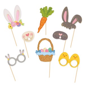 FOTOBUDKA REKWIZYTY DO ZDJĘĆ  WIELKANOC 8 SZT