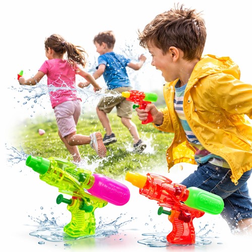PISTOLET NA WODĘ PSIKAWKA ŚMINGUS DYNGUS NA WIELKANOC 16 CM MIX 12 SZT