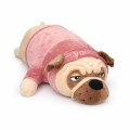 MASKOTKA PODUSZKA PRZYUTULANKA PIES MOPS BULDOG W UBRANKU 70 CM