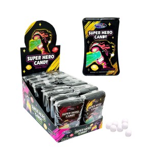 SUPER HERO CANDY CUKIERKI OWOCOWE BEZ CUKRU (15G) 20 SZT
