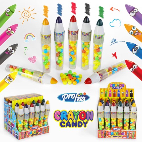 CUKIERKI KREDKI CRAYON CANDY (8G) 30 SZT