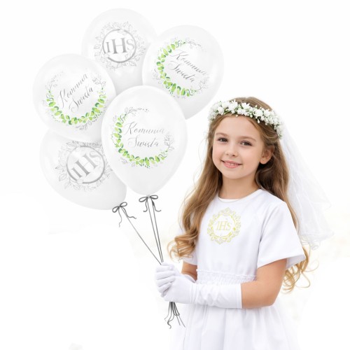 BALONY KOMUNIJNE EUKALIPTUS SREBRNY