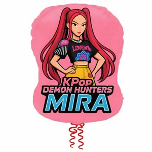 BALON 20" DEMON HUNTERS KPOP MIRA RÓŻOWY