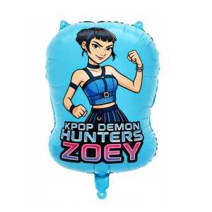BALON 20" DEMON HUNTERS KPOP ZOEY NIEBIESKI
