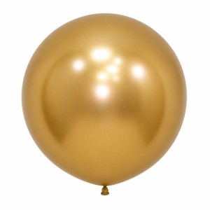 BALON GIGANT 45 CM BALONY LATEKSOWE 18" ZŁOTY CHROM 20 SZT STARE ZŁOTO 