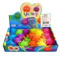 ŚWIECĄCA PIŁKA Z KOLCAMI JOJO LED 4CM MIX 24 SZT