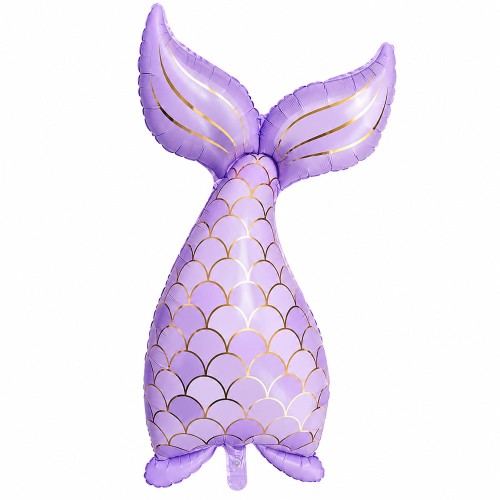 BALON FOLIOWY SYRENA OGON SYRENKI 57 x 100 CM FIOLETOWY