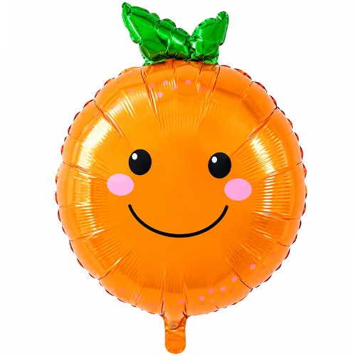BALON FOLIOWY 20" POMARAŃCZ POMARAŃCZA USMIECHNIĘTA