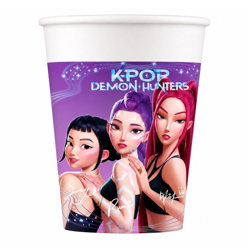 KUBECZKI PAPIEROWE K-POP DEMON HUNTERS