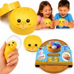 GNIOTEK SQUISHY 10 CM PIEROŻEK PIERÓG ROBIĄCY BAŃKI DUMPLING 1SZT