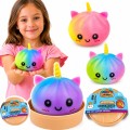 GNIOTEK SQUISHY PIEROŻEK PIERÓG DUMPLING 10 CM TĘCZOWY JEDNOROŻEC DZIEŃ DZIECKA 1 SZT