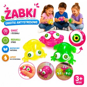 GNIOTEK ANTYSTRESOWY ŻABA Z ORBEEZ 1 SZT