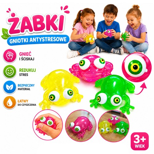 GNIOTEK ANTYSTRESOWY ŻABA Z ORBEEZ 1 SZT