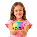 GNIOTEK SQUISHY PIEROŻEK PIERÓG DUMPLING 10 CM TĘCZOWY JEDNOROŻEC DZIEŃ DZIECKA 1 SZT
