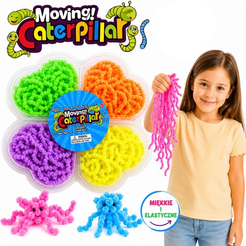 ROBAKI ROBACZKI NOODLE MASA SENSORTYCZNA KREATYWNA ZABAWKA