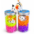 ROBAKI ROBACZKI NOODLE MASA SENSORYCZNA KREATYWNA ZABAWKA 2 KOLORY + MOCHI