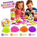 ROBAKI ROBACZKI NOODLE MASA SENSORYCZNA KREATYWNA ZABAWKA 2 KOLORY + MOCHI
