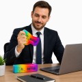 PACHNĄCY GNIOTEK ANTYSTRESOWY MASŁO SQUISHY MIĘKKA ZABAWKA SENSORYCZNA TĘCZOWE 13CM