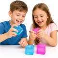 GNIOTEK KOSTKA LODU ICE ZABAWKA SENSORYCZNA ANTYSTRESOWY SQUISHY 5 CM