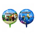 BALON FOLIOWY 18" MINECRAFT NIEBIESKI