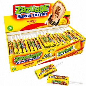 LIZAK LIZAKI ZAZUAGE TATTOO LIZAKI Z TATUAŻEM MANGO (10G) 50 SZT