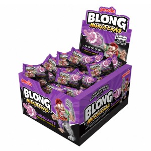 BLONG GUMA BALONOWA Z NADZIENIEM WINOGRONOWYM  (5G) 40 SZT
