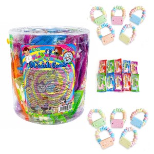 WATCH CANDY BRANSOLETKI CUKIERKI PUDROWE ZEGARKI (12G) 50 SZT
