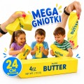 GIGANT GNIOTEK ANTYSTRESOWY SQUISHY MASŁO – MIĘKKA ZABAWKA SENSORYCZNA RELAKSUJĄCA 24 CMMASLO