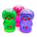 MINI GLUTEK SLIME Z BROKATEM SOWA MIX 24SZT