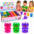 MINI GLUTEK SLIME Z BROKATEM SOWA MIX 24SZT